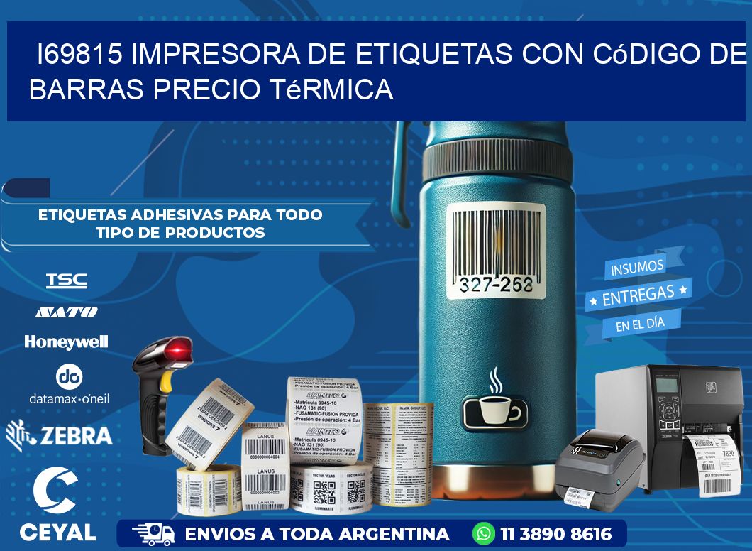 i69815 impresora de etiquetas con código de barras precio térmica