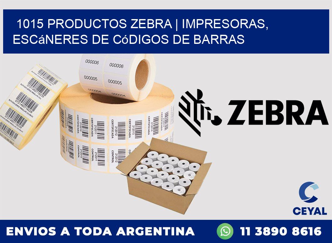1015 Productos Zebra | Impresoras, escáneres de códigos de barras