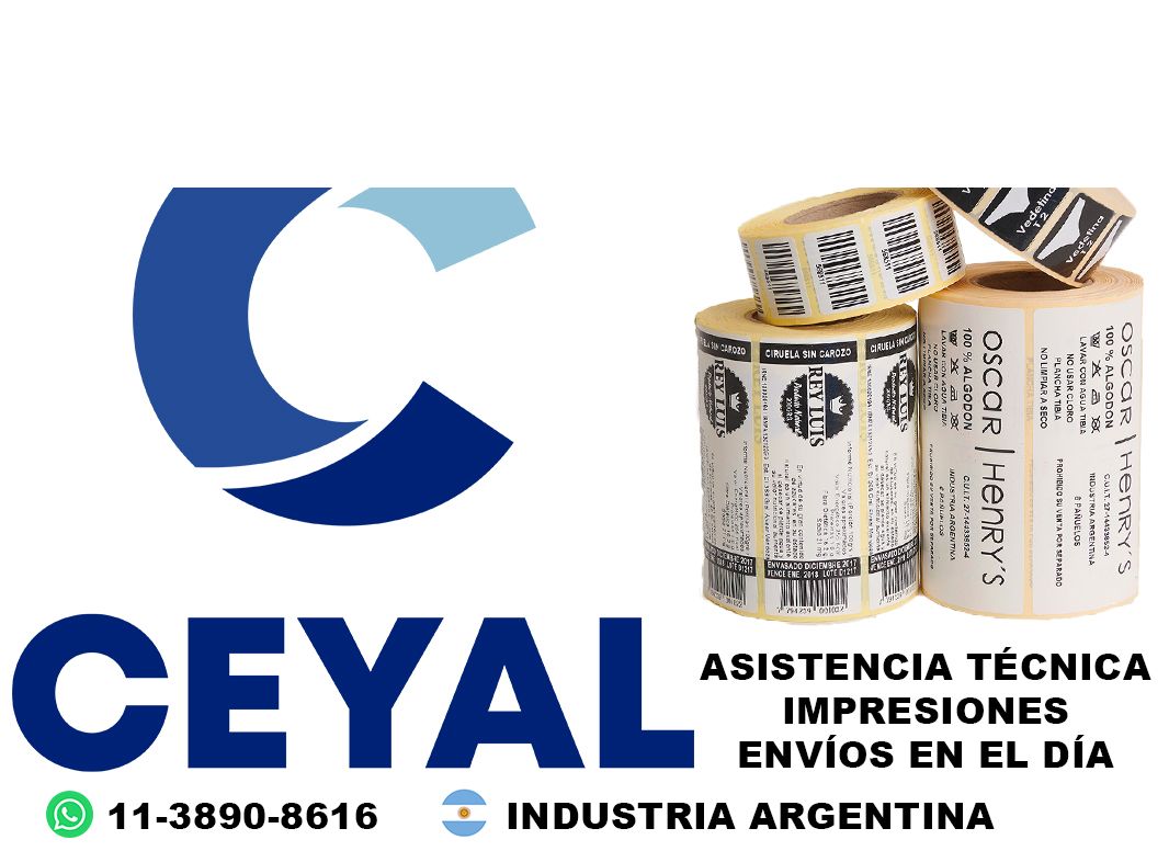 10855 impresora de etiquetas térmicas para ropa