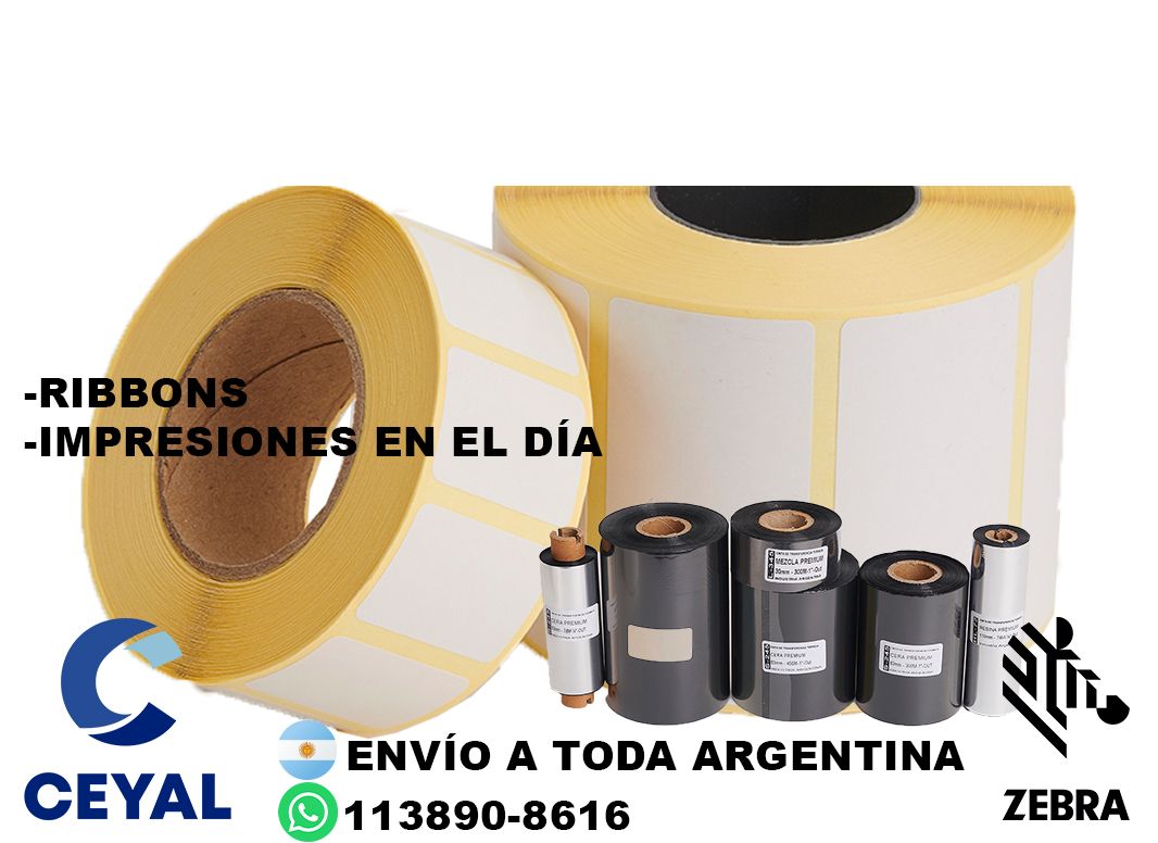 13560 Etiqueta Térmica Directa 58×40 mm, ideal para códigos de barras