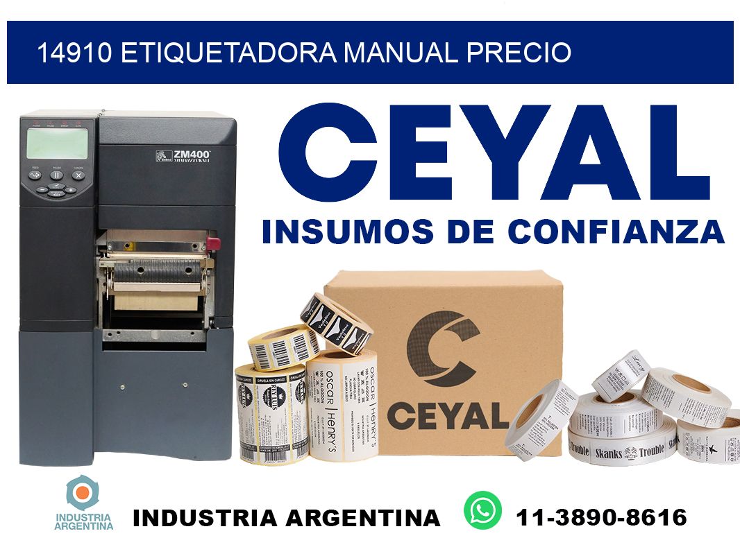 14910 etiquetadora manual precio