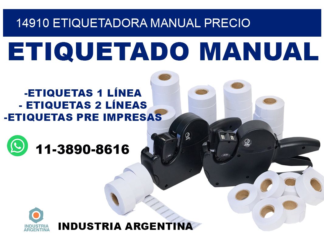 14910 etiquetadora manual precio