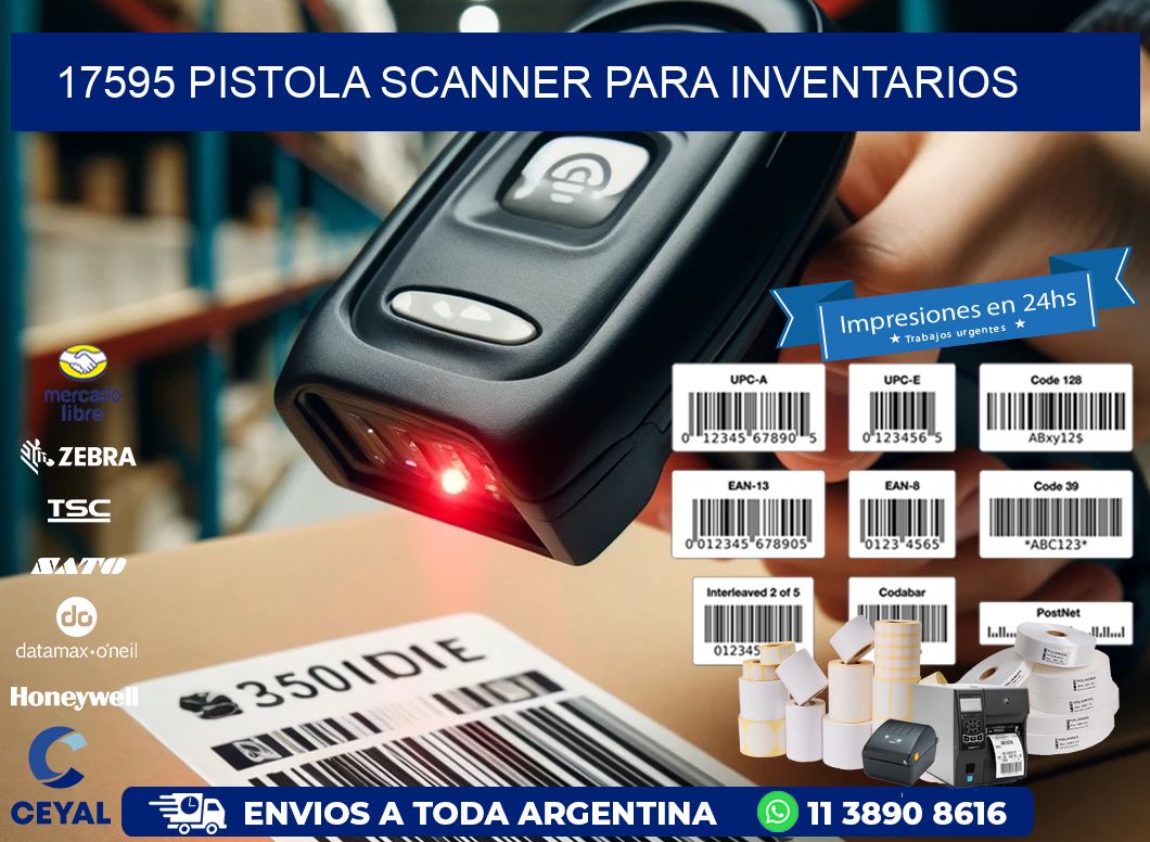 17595 Pistola Scanner para inventarios