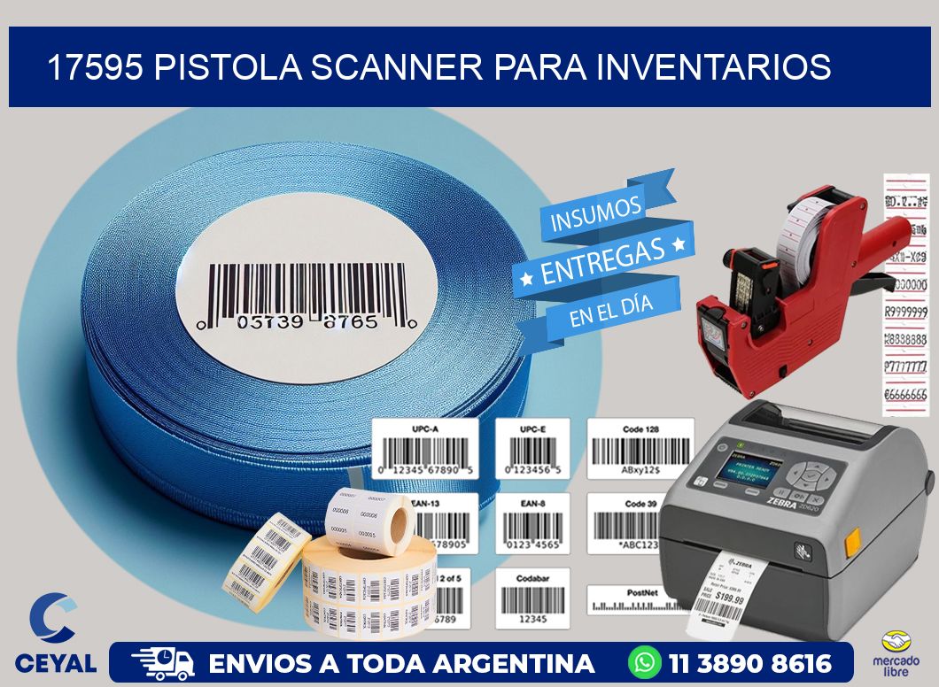 17595 Pistola Scanner para inventarios
