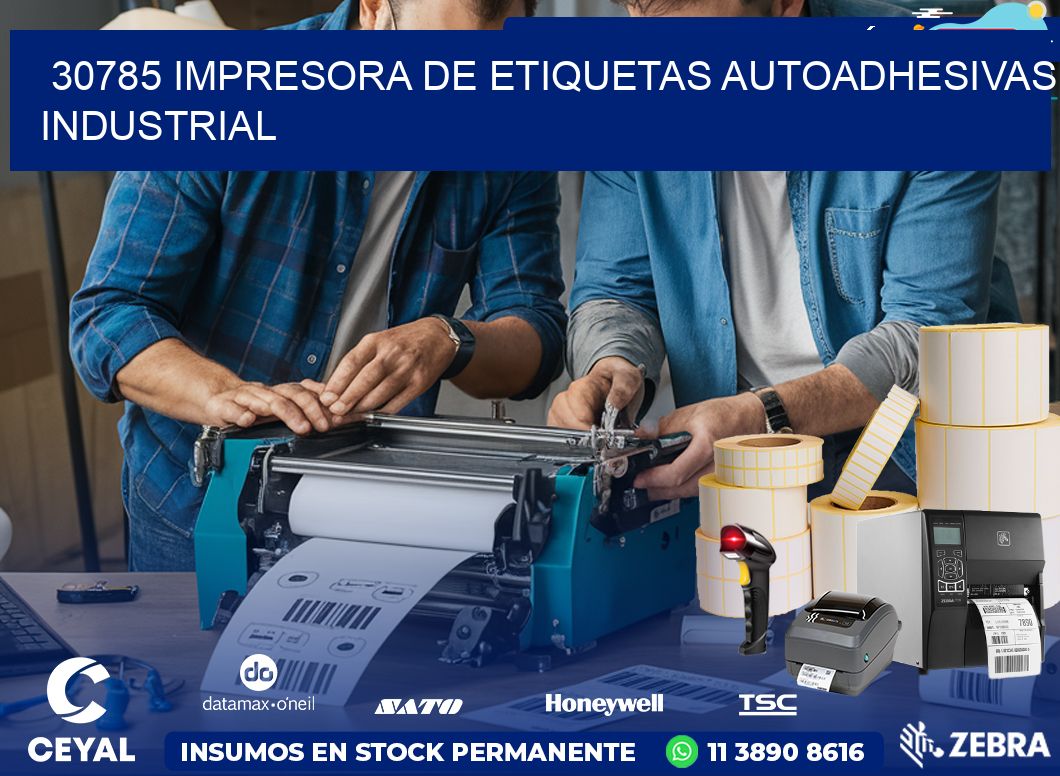 30785 Impresora de etiquetas autoadhesivas industrial
