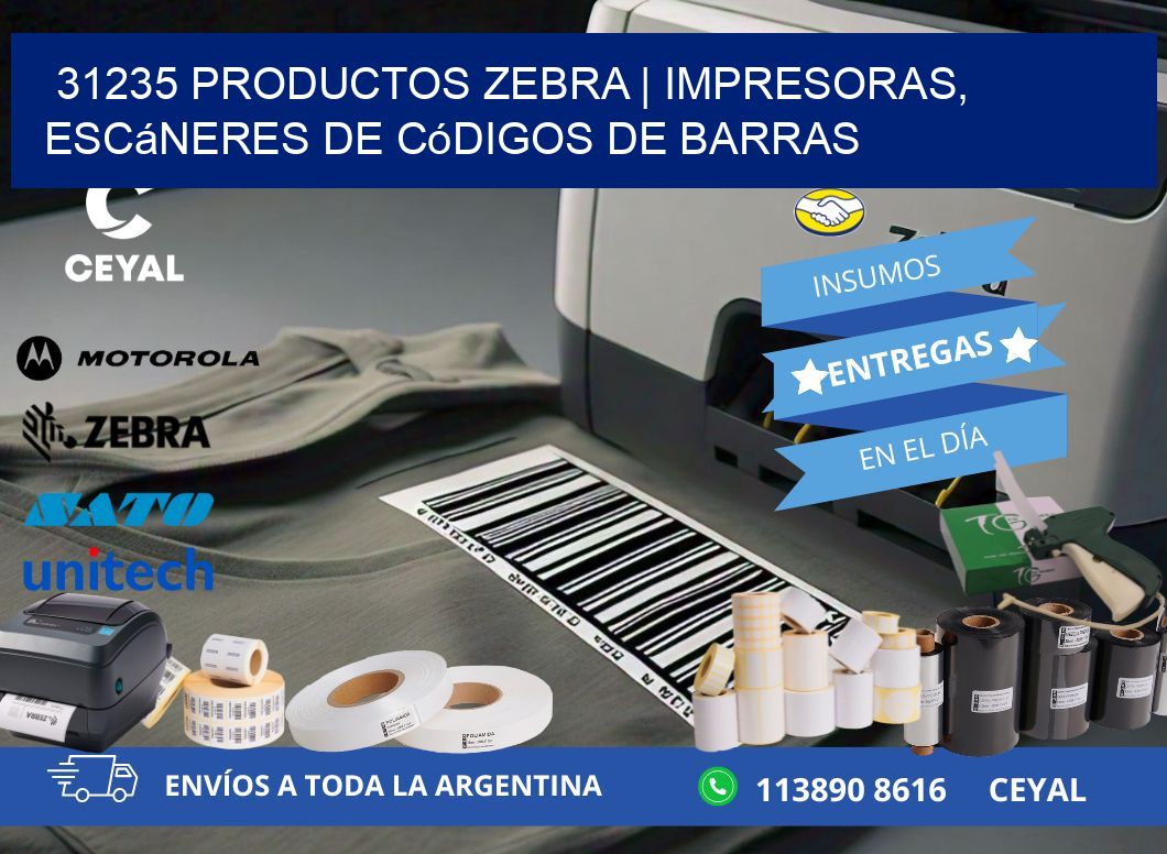 31235 Productos Zebra | Impresoras, escáneres de códigos de barras
