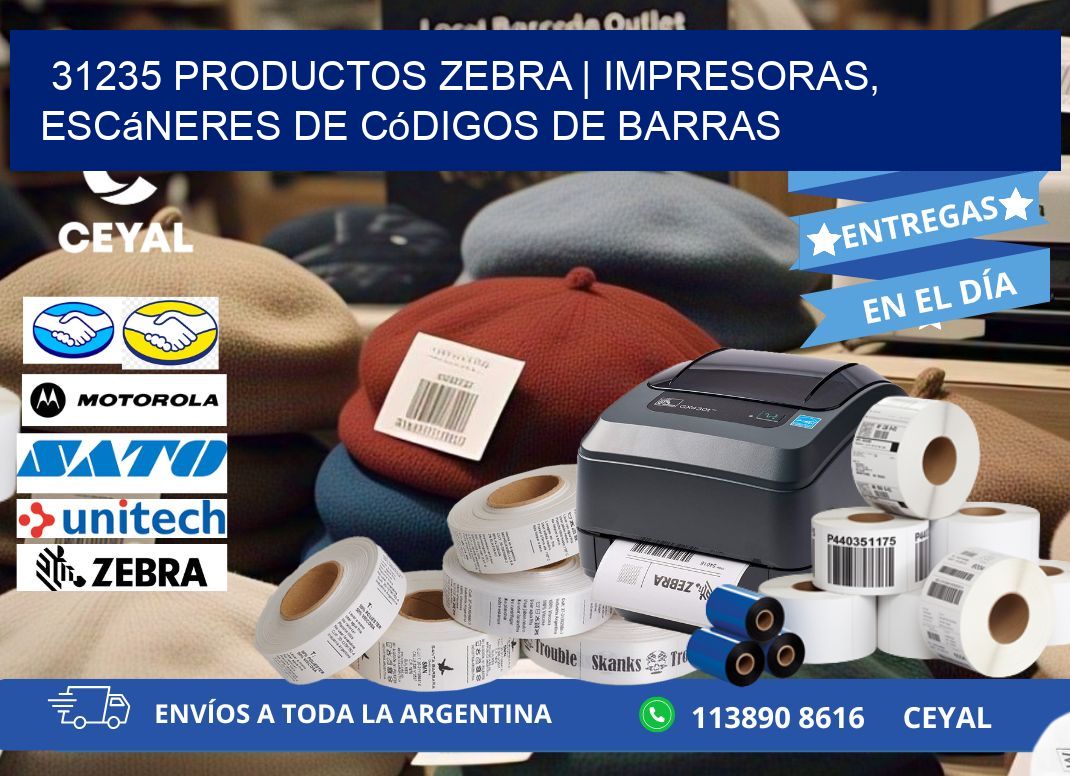 31235 Productos Zebra | Impresoras, escáneres de códigos de barras