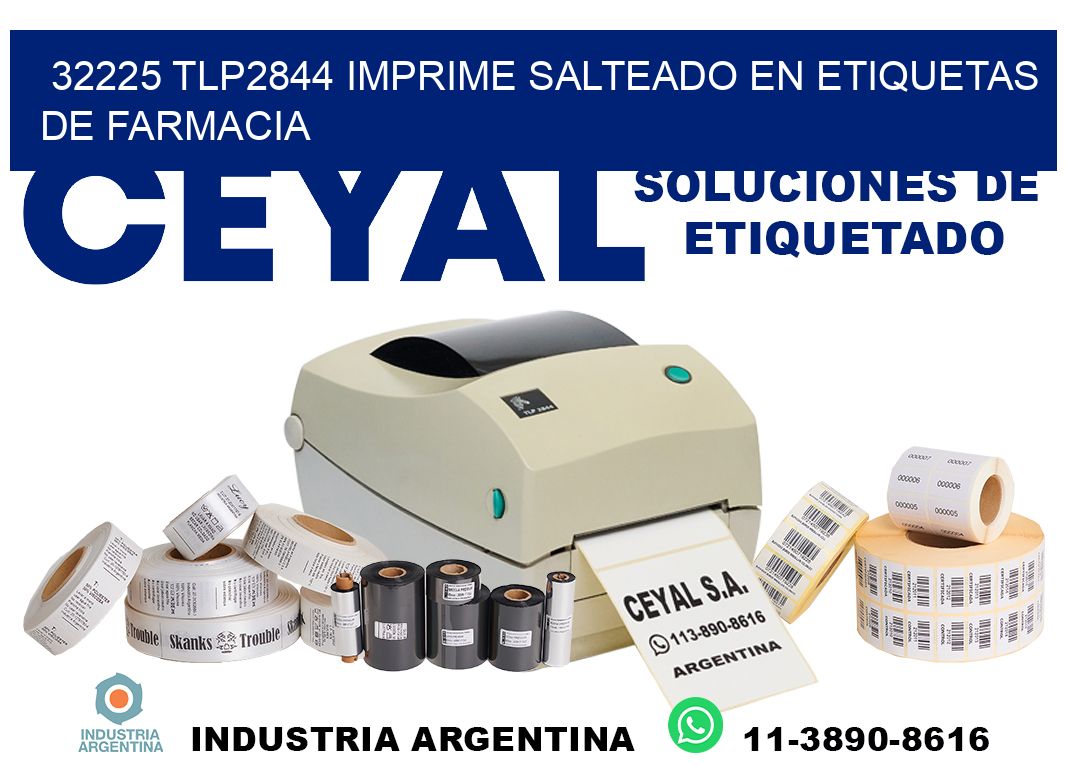 32225 tlp2844 imprime salteado en etiquetas de farmacia