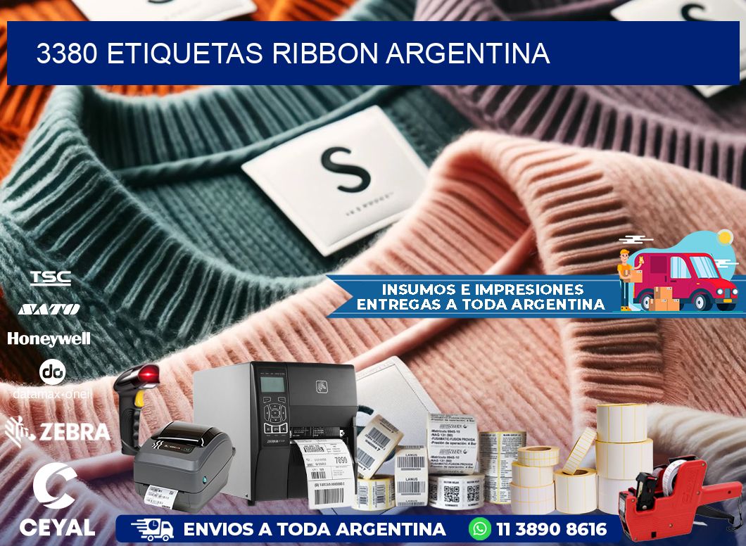3380 etiquetas ribbon argentina