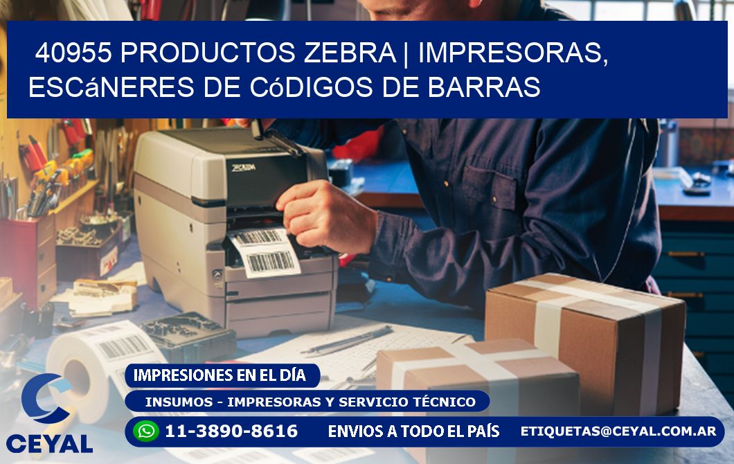 40955 Productos Zebra | Impresoras, escáneres de códigos de barras