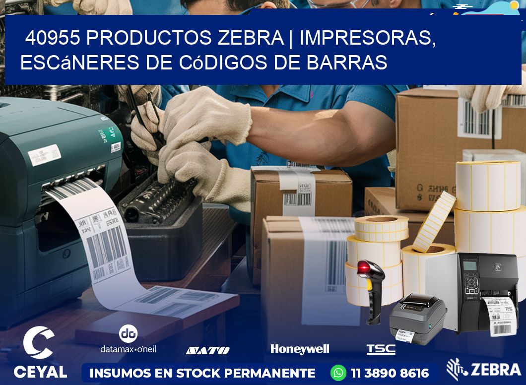 40955 Productos Zebra | Impresoras, escáneres de códigos de barras