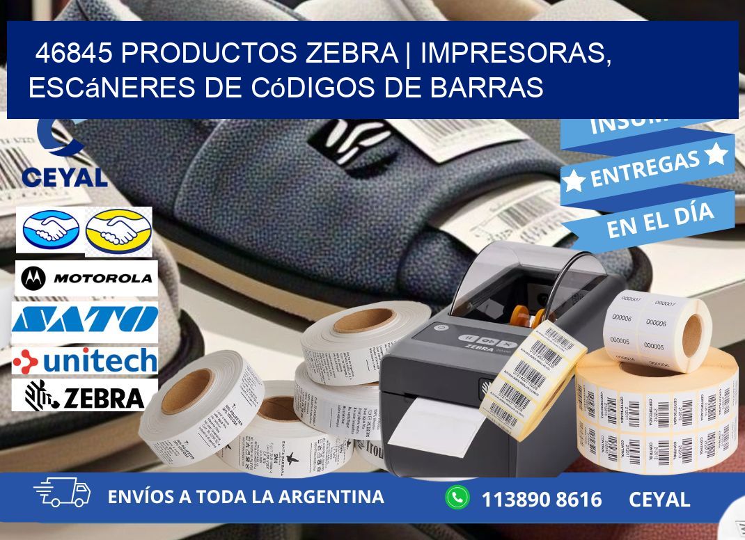 46845 Productos Zebra | Impresoras, escáneres de códigos de barras
