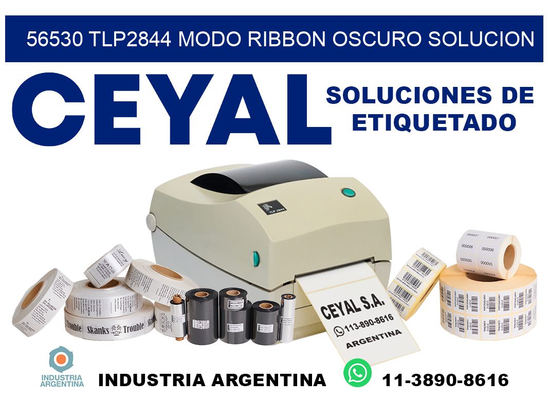 56530 tlp2844 modo ribbon oscuro solucion