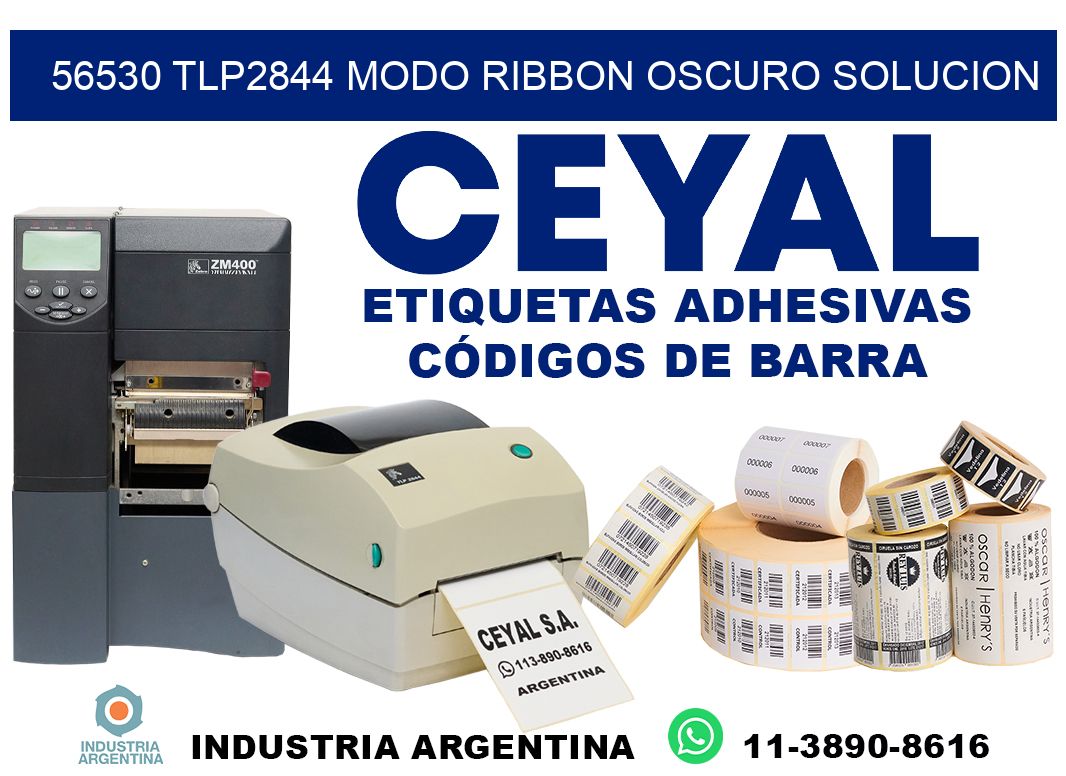 56530 tlp2844 modo ribbon oscuro solucion