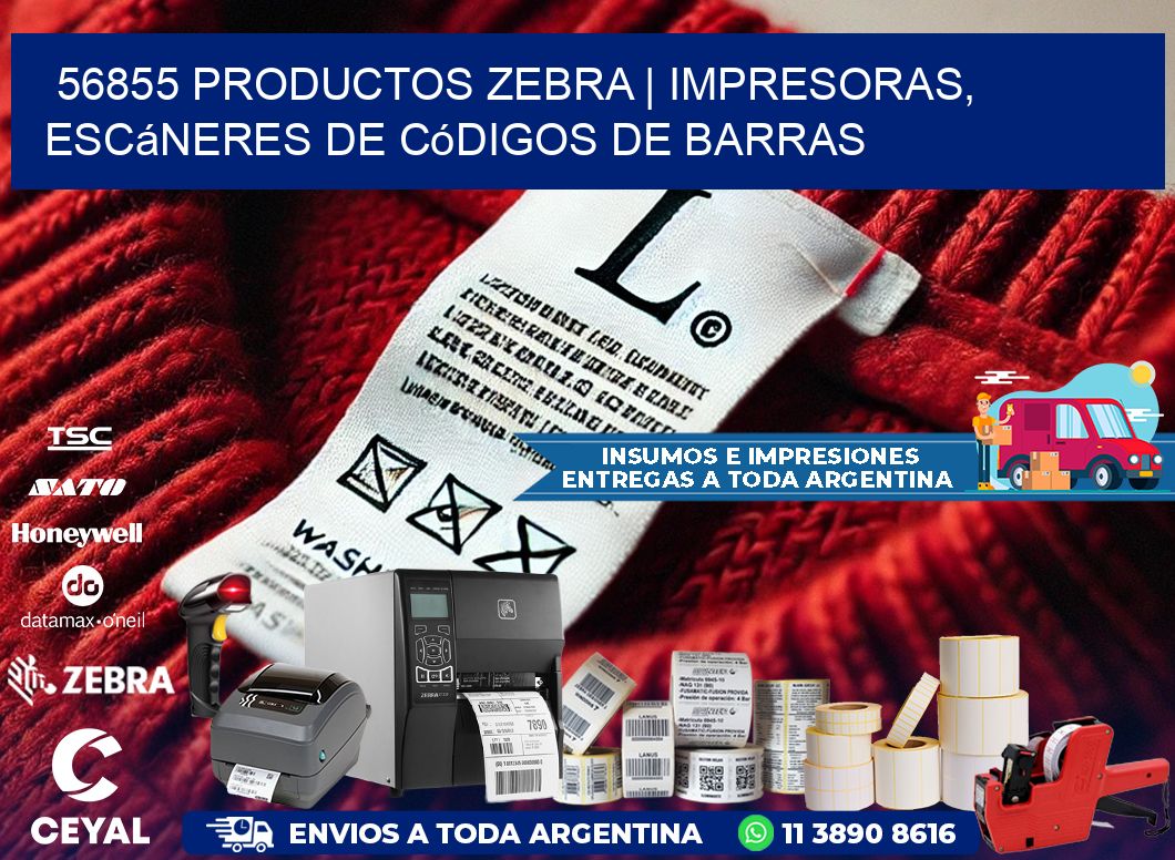 56855 Productos Zebra | Impresoras, escáneres de códigos de barras