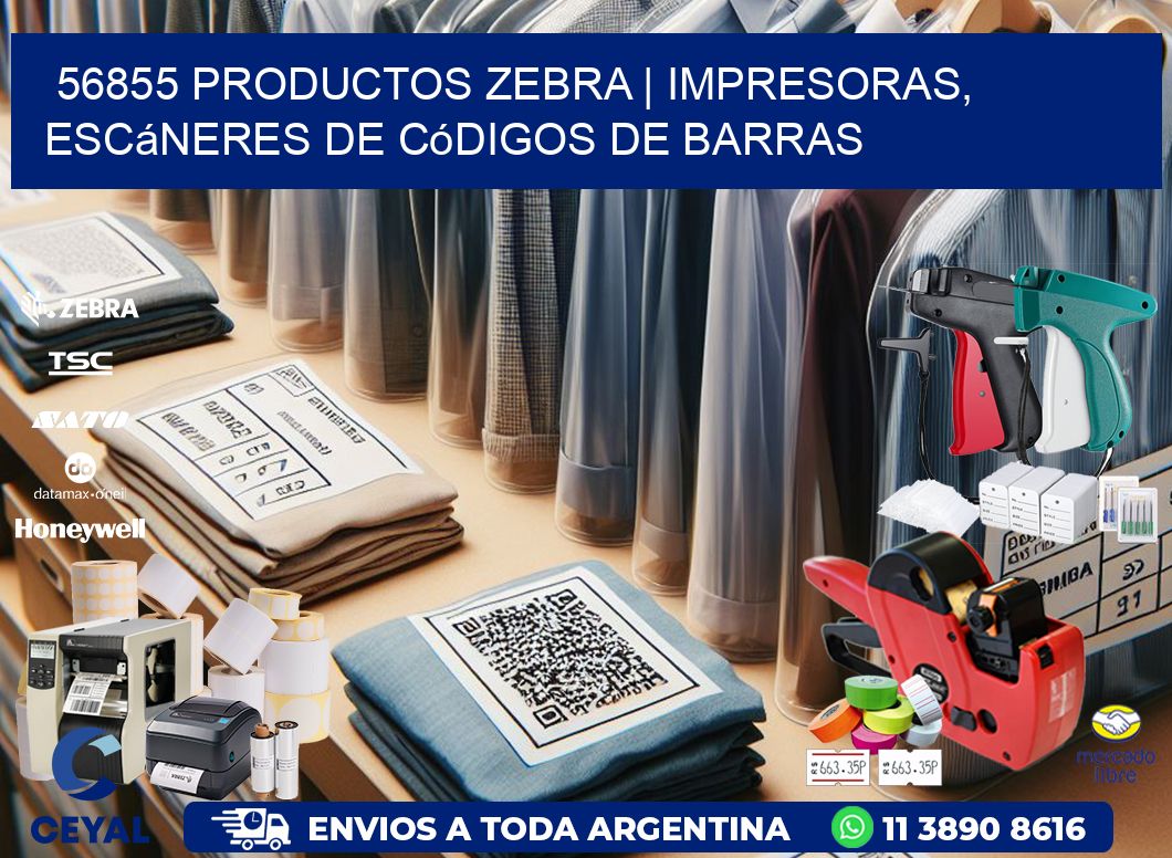 56855 Productos Zebra | Impresoras, escáneres de códigos de barras