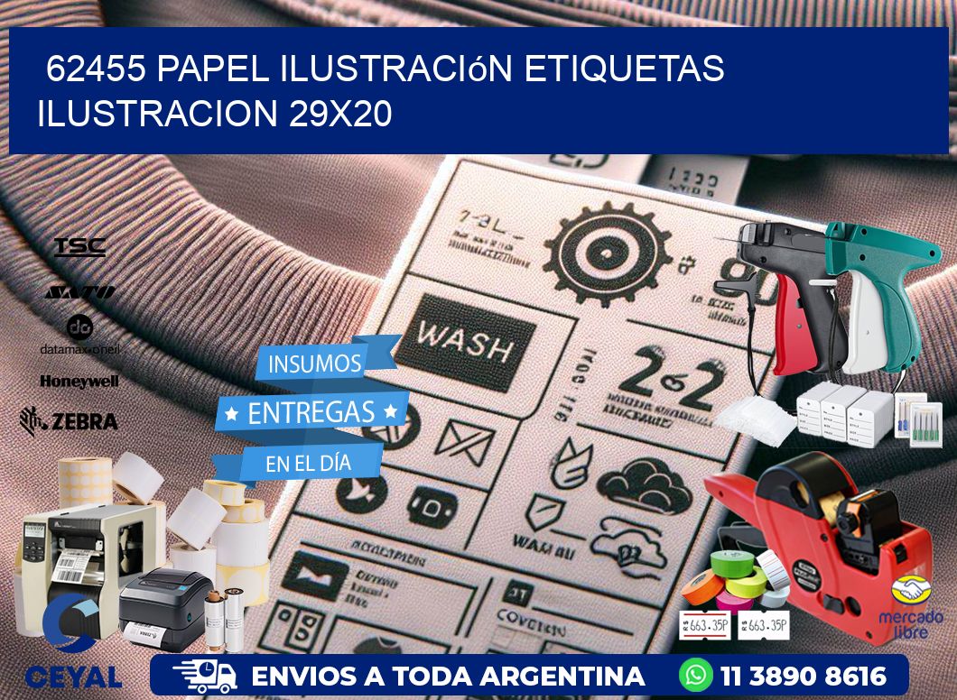 62455 papel ilustración Etiquetas Ilustracion 29×20