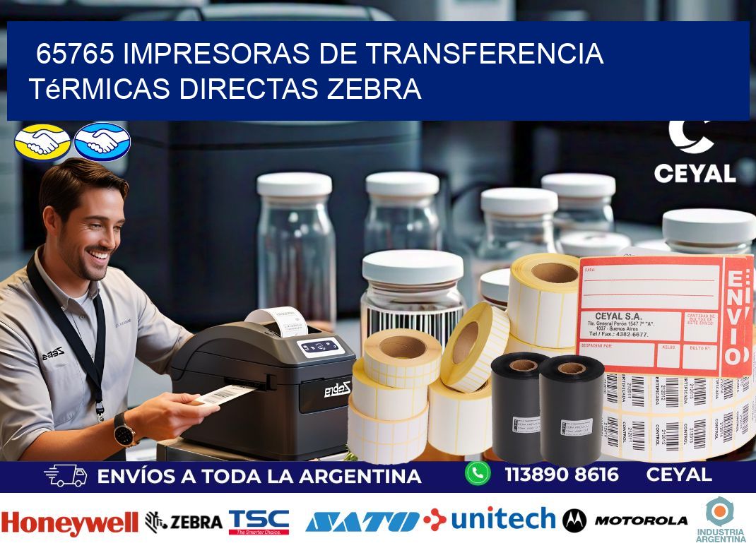 65765 impresoras de Transferencia  térmicas directas zebra
