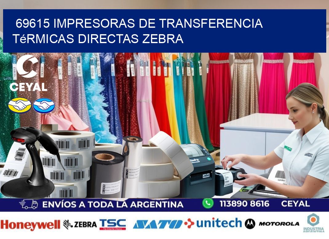 69615 impresoras de Transferencia  térmicas directas zebra