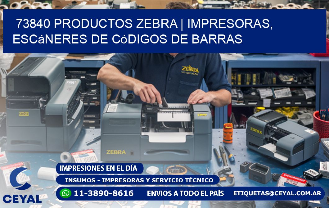 73840 Productos Zebra | Impresoras, escáneres de códigos de barras