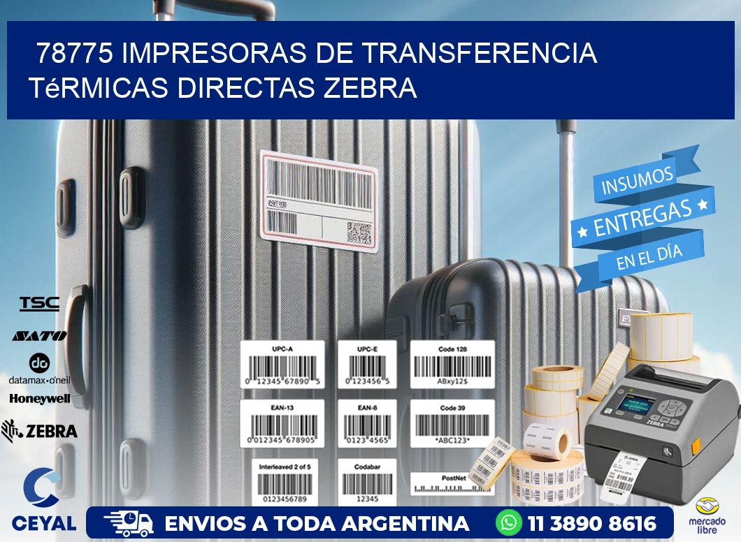 78775 impresoras de Transferencia térmicas directas zebra