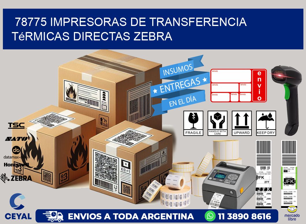 78775 impresoras de Transferencia térmicas directas zebra