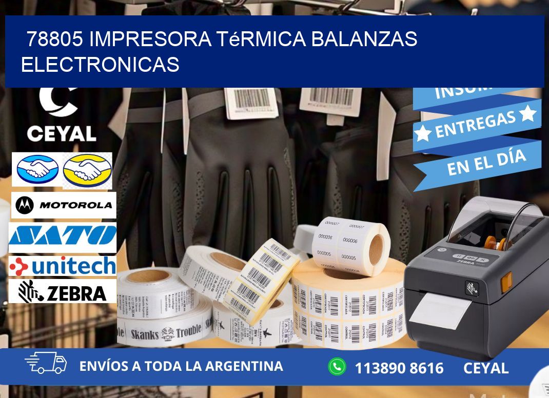 78805 impresora térmica balanzas electronicas