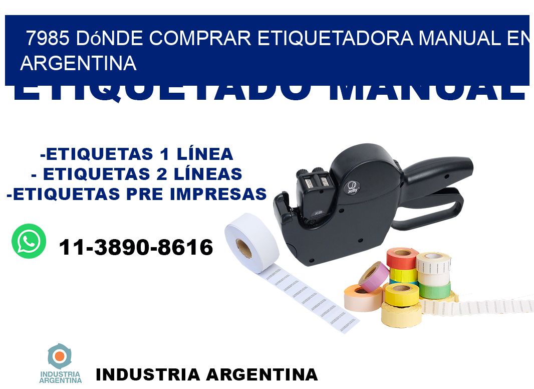 7985 dónde comprar etiquetadora manual en argentina