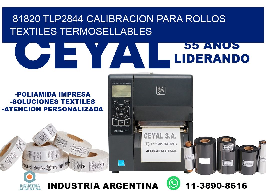 81820 tlp2844 calibracion para rollos textiles termosellables