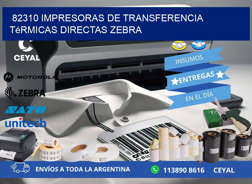 82310 impresoras de Transferencia térmicas directas zebra