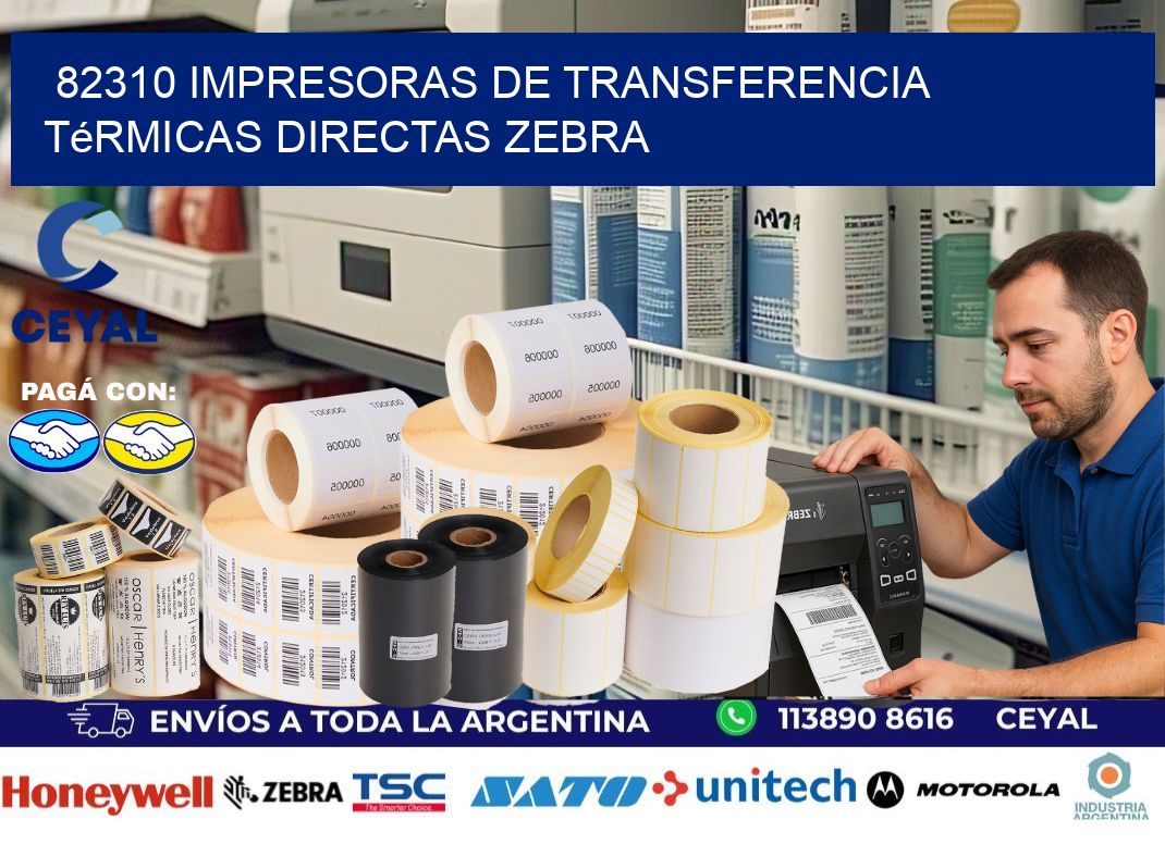 82310 impresoras de Transferencia  térmicas directas zebra
