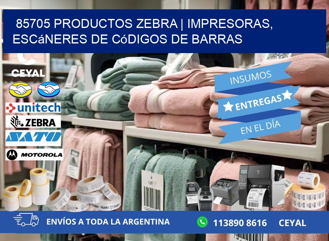 85705 Productos Zebra | Impresoras, escáneres de códigos de barras