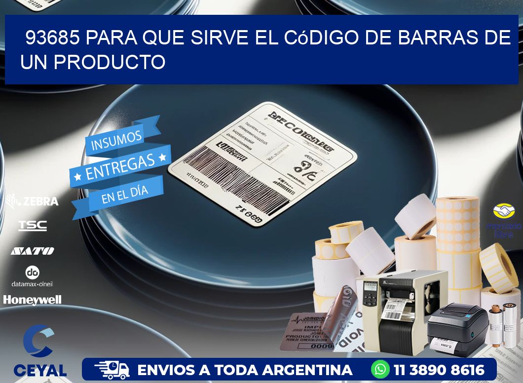 93685 Para que sirve el código de barras de un producto