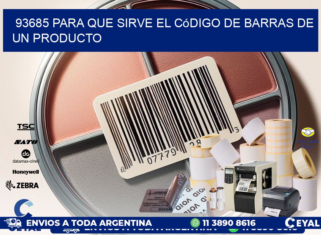 93685 Para que sirve el código de barras de un producto