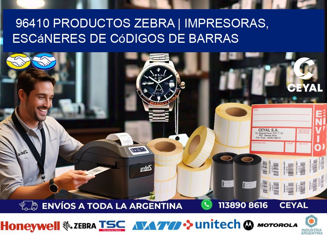 96410 Productos Zebra | Impresoras, escáneres de códigos de barras