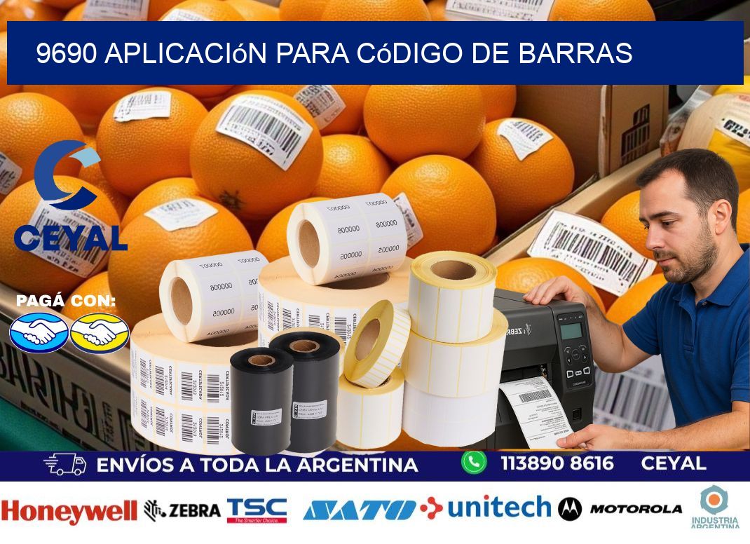 9690 Aplicación para código de barras