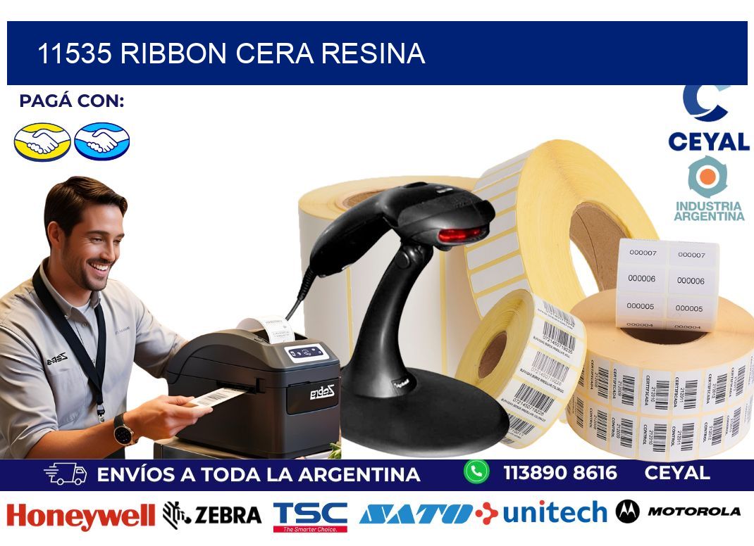 11535 ribbon cera resina