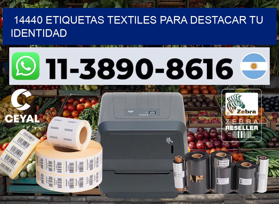 14440 Etiquetas textiles para destacar tu identidad