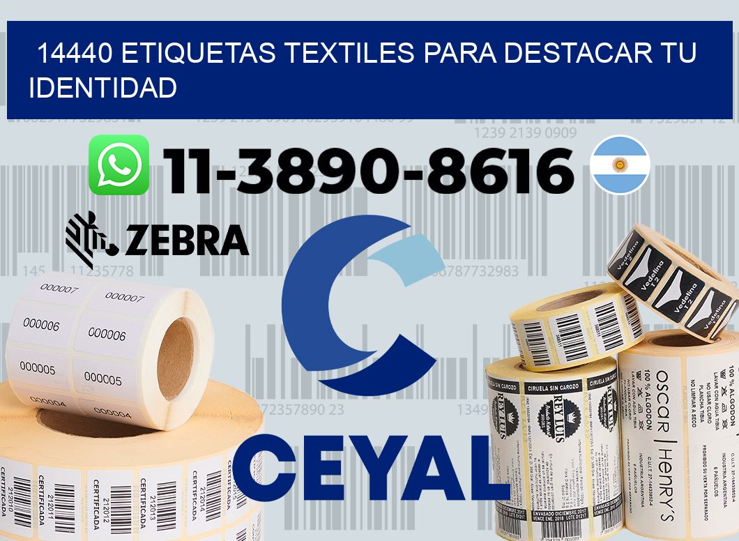 14440 Etiquetas textiles para destacar tu identidad