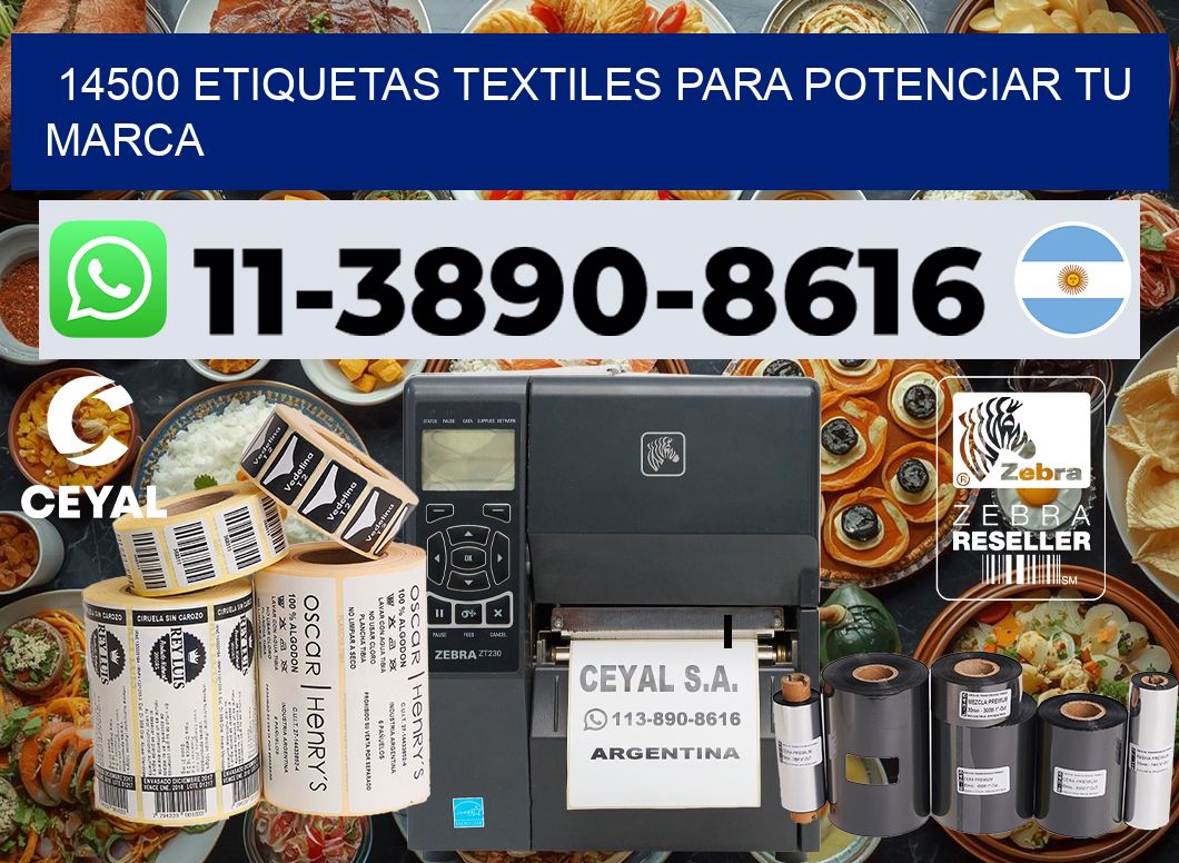 14500 Etiquetas textiles para potenciar tu marca