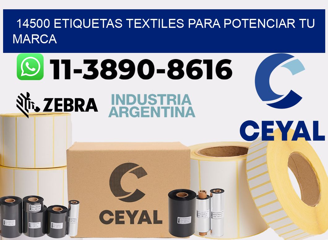 14500 Etiquetas textiles para potenciar tu marca