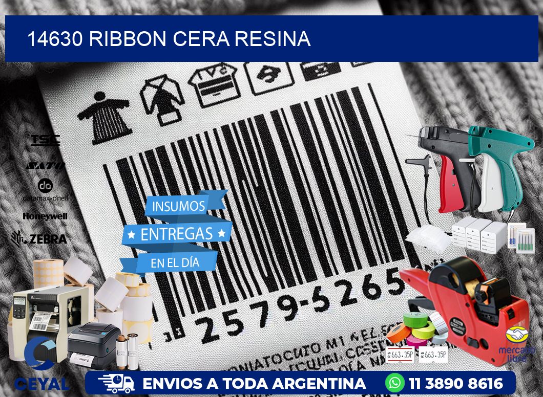 14630 ribbon cera resina