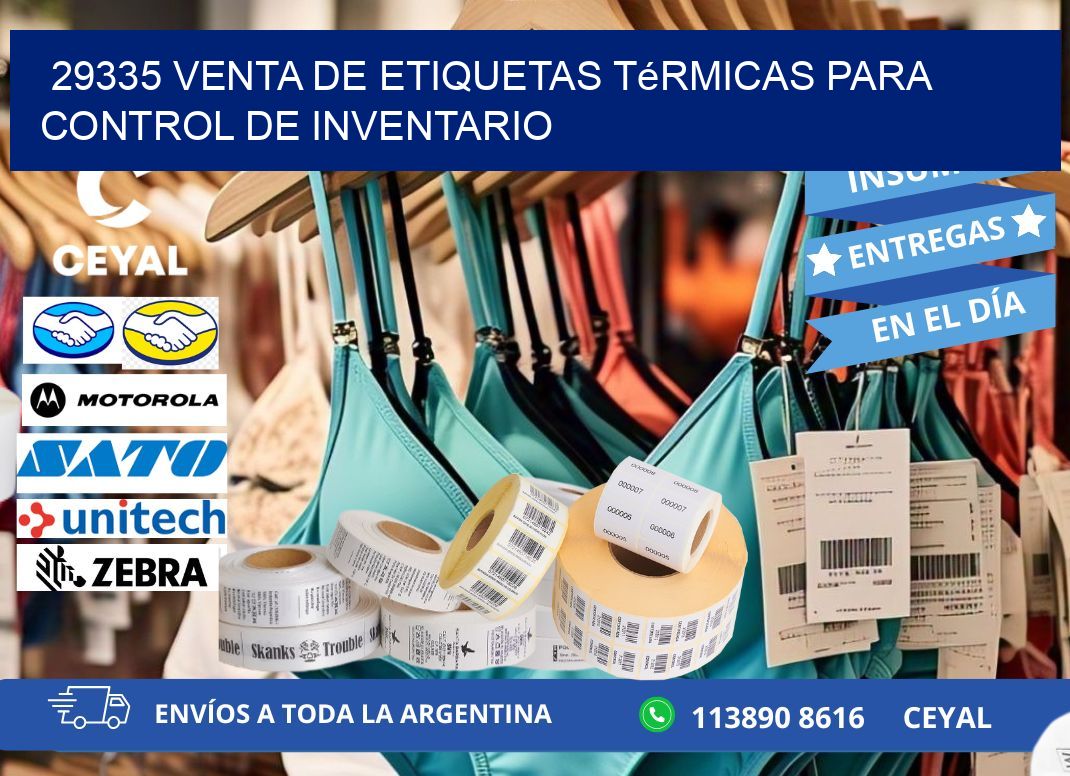 29335 venta de etiquetas térmicas para control de inventario