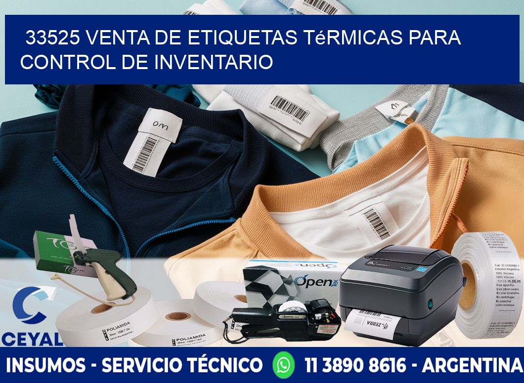 33525 venta de etiquetas térmicas para control de inventario