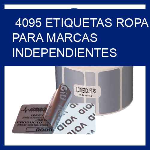 4095 Etiquetas ropa para marcas independientes