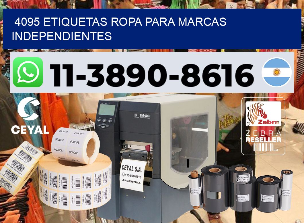 4095 Etiquetas ropa para marcas independientes