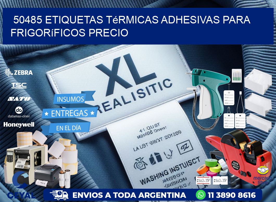 50485 etiquetas térmicas adhesivas para frigoríficos precio