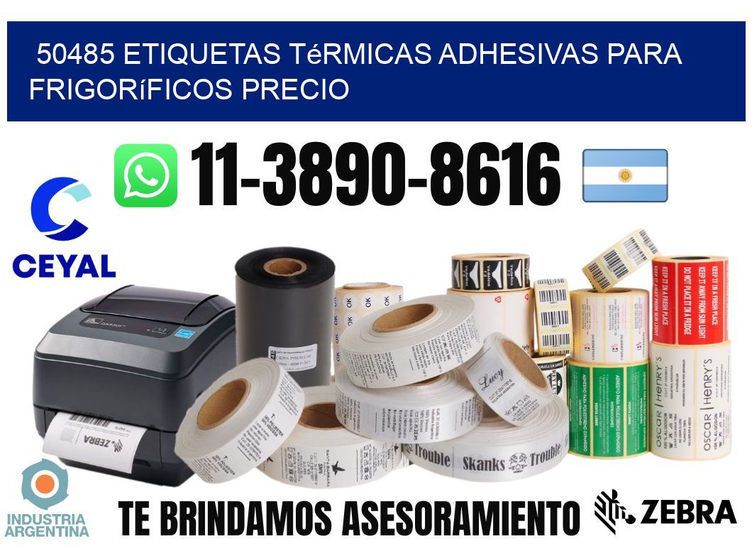 50485 etiquetas térmicas adhesivas para frigoríficos precio