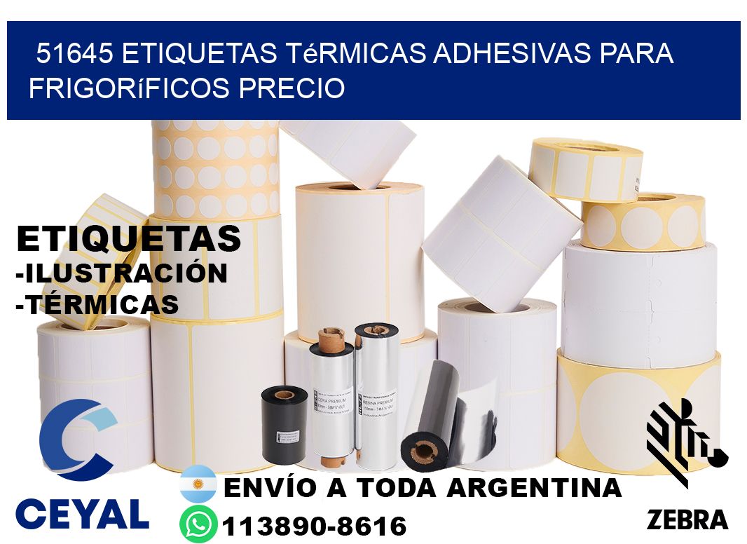 51645 etiquetas térmicas adhesivas para frigoríficos precio