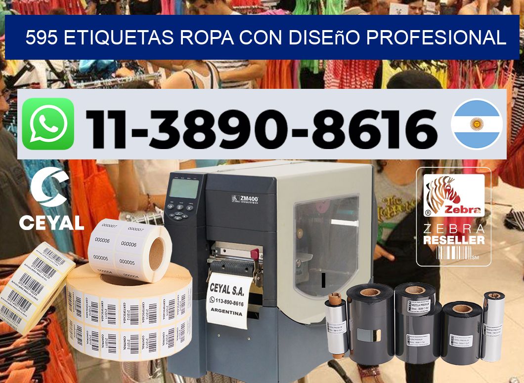 595 Etiquetas ropa con diseño profesional